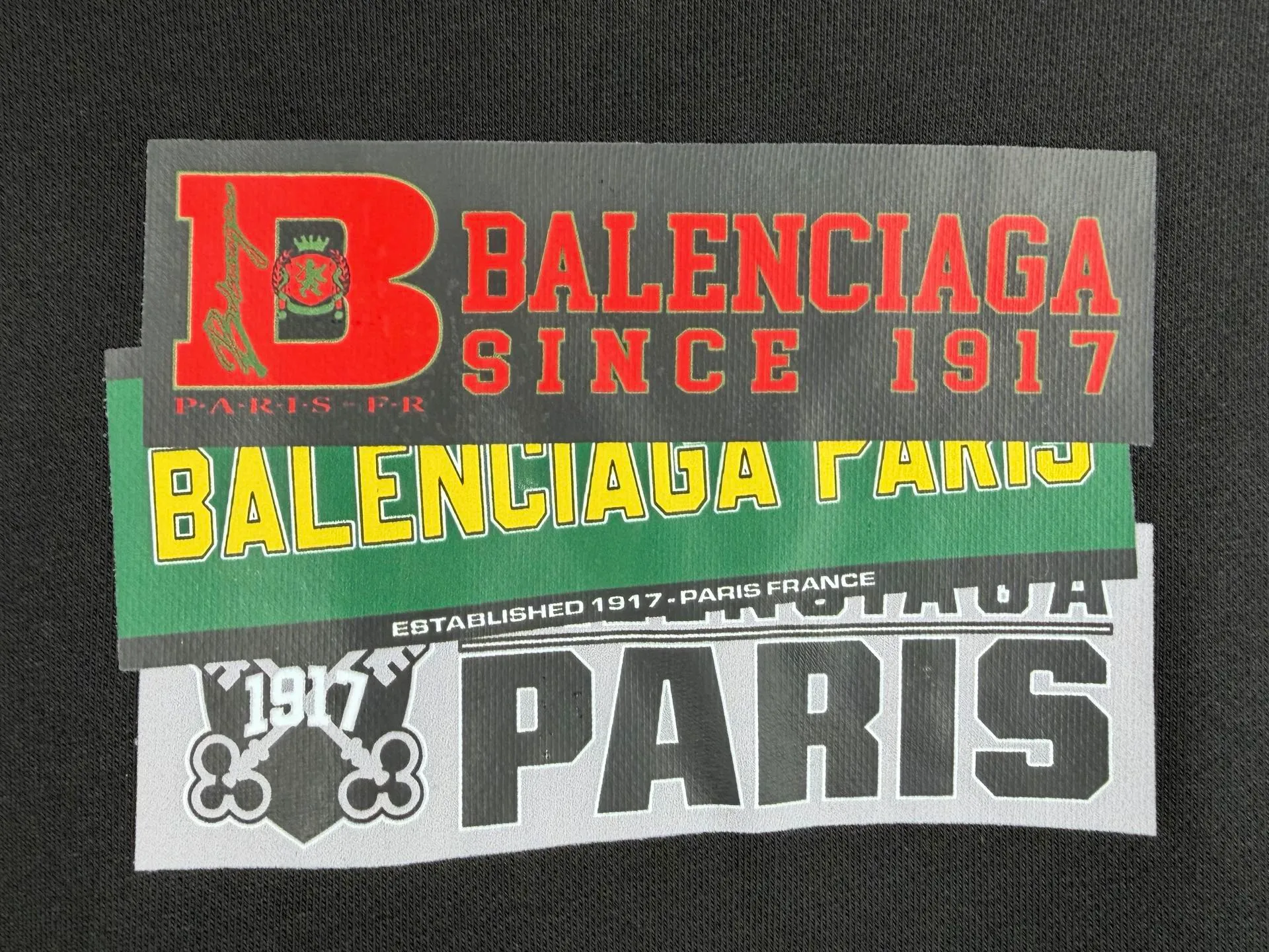 BALENCIAGA / Bumper Stickers Classic Bumper Stickers Retro Retro 1919 PARIS Retro 1: 2: Balenciaga 3: : 1:1 BLCG ： Size： S M L XL